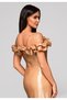 Rochie de seară LA-OM-DLR213 - auriu - 7