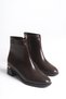 Nehi̇r Women's Short Heeled Casual Boots A006-K9711