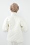 Pleated Winter Furry Cashmere Women's Bonnet, B-98Tk, Stone - 4