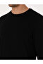 Black Slim Fit Crew Neck Sweater 50316798-Vr046 - 7