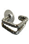 - İrem 3914 Double Square Crushed Detail Earrings - 4