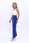 Cobalt Blue Color Long Pencil Skirt - 5