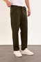 Premium Men's Four-Season Baggy Trousers – Thick Textured Lycra Fabric Khaki - 6