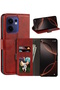 Oppo Reno 14F Case 360 Full Coverage Leather Textured Flip Wallet Stand with Card Holder Detachable Cover