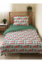 Gray Winter Forest Animals Cotton Polycotton Double-Sided Children's Duvet Cover Set - 6