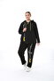 Women's Plus Size Winter Viscos Black Bottom Top Set - 3
