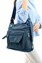 Ultra Light Both Back and Shoulder Women's Bag Blue (Model: 571-5B)
