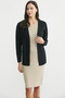 Hair Braided Comfortable Fit Knitwear Cardigan - Black - 3