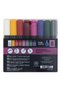 Uniball Posca (1.8-2.5) Water-Based Painting Marker Dark Color Set of 8 (N) (Uni-Pc-5M)/ 8C Dc Set - 2