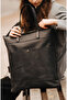 Genuine Leather Convertible Tote Bag – Shoulder and Backpack, Large Capacity Bag, Christmas Gift - 6