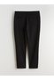 Black Plus Size Slim Fit Men's Trousers - 6