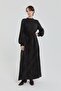 Jacquard Bamboo Dress Black - 3