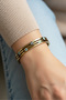 Steel Mini Evil Eye Women's Handcuff Bracelet – 18 cm Handcuff Bracelet |   Non-Tarnish Women's Jewelry - 2