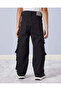 Boys Black Utility Pockets Jeans - 3