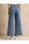 Senior Girls Blue Wide Leg Jeans - 3