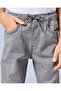 Boys Grey Knitted 5 Pocket Jeans - 3