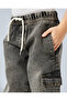 Boys Grey Side Cargo Pocket Jogger - 4
