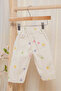 Infant Girls Ecru All Over Heart Print Jeans - 4