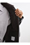 Esvab • Modern & Distinctive Regular Fit Fur Collar Men's Leather Look Coat - 5