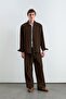 Effective Velvet Finish Brown Jeans