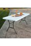 Heavy Duty Folding Table, 6ft, White - 2
