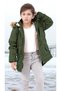 Boy's Waterproof Machine Washable Canvas Fabric Thick Winter Coat - 2
