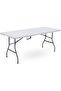 Heavy Duty Folding Catering Outdoor Trestle Table For Dinner And Picnic Party (6Ft) - 4