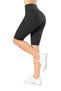 Women's 4-Piece Sports Set |   High Waist Shaping / Sculpting Leggings & Padded Crop Green Black Stone Grey Plum - 8