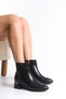 Nehi̇r Women's Short Heeled Casual Boots A006-K9711 - 6