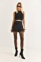 Kaşe Mini Skirt with Shorts Black - 2