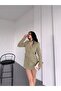 Stylish Snap Detailed Design Jacket Dress - 3
