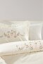 100% Cotton Floral Embroidered Ruffled Baby Bedding Set - 2