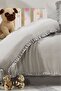 100% Organic Cotton Muslin Ruffled Baby Bedding Set - 2