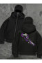 Snow Masked Ninja Unisex Sweatshirt Cardigan 2Strands Thick Fleece