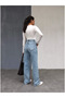 Morena Rose Women's High Waist Palazzo Jeans 2026 - 3