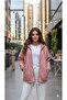 Italian Powder Color Premium Quality Special Texture Quilted Hooded Jacket