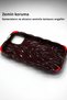 For iPhone 15 Pro Max Case Leaf Pattern Glossy Anti-Knock Silicone Cover - 5