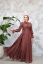 Meterial Silk Chiffon Evening Dress - 2