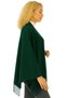 1 Piece Women's Plus Size Extra Soft Textured Tassel Detailed Winter Scarf Shoulder Shawl - 2