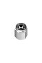 Honda Logo Metal Silver Black Color 4 Pieces Valve Cover - 3