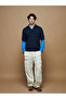 Rmz Gi̇yi̇m Farkiyla Devrik Roba Collar Men's Knitwear T-Shirt - 3