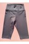High Waist Shaping / Sculpting Corded Fabric Laptop 4-Piece Black, Green, Plum, Stone Gray Sports Leggings - 7