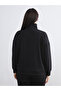 Lcw comfort plus size stand collar women's sweatshirt - 4
