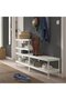 MACKAPÄR Shoe rack, white, 78 x 32 x 40 cm - 3