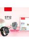 ST12 Smart Watch, 5.6 cm Full Screen, 4G SIM Support, 3 Straps with Wireless Charger - 4