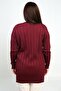 Women's plus size tunic blouse with stone embellishments - 4