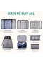Packing Cubes 7 Pieces, Grey, One Size - 3