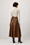 Fluffy Leather Skirt - 6