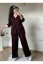 Zippered Sports Suit Bitter Brown - 3