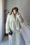 Premium Faux Fur with Soft Texture and Lining (Has a Hidden Pocket and Button)
